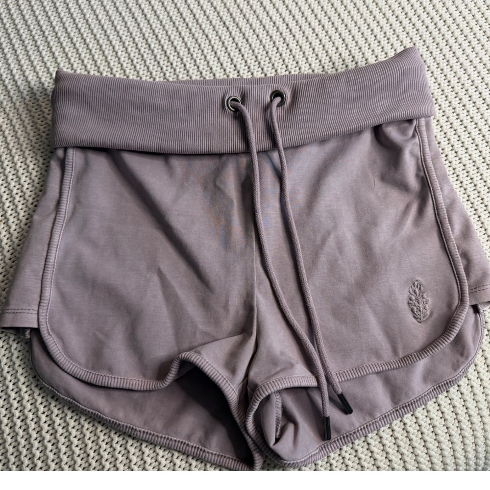 FP Movement Free People Prairie Rose Shorts Mauve Purple High Rise Small